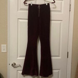 forever 21 high waisted flare pant